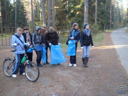 Акция «Чистый лес» в лагере в Протасово